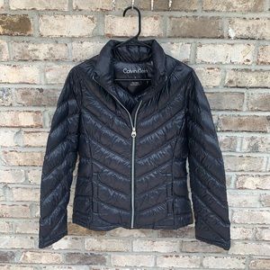 + [Calvin Klein] packable puffer coat